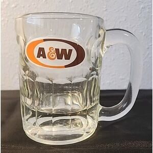 A&W Root Beer Mug 4.5 Inches Tall Vintage